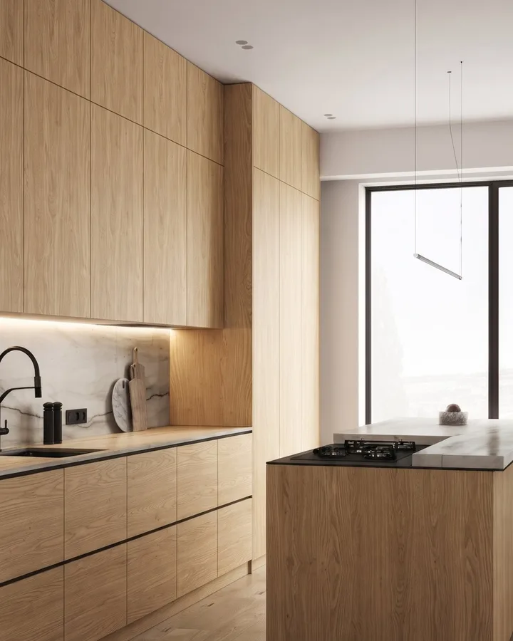 Cucina in Rovere naturale